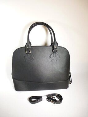 New Florence Leather Market black extra large Italian leather tote